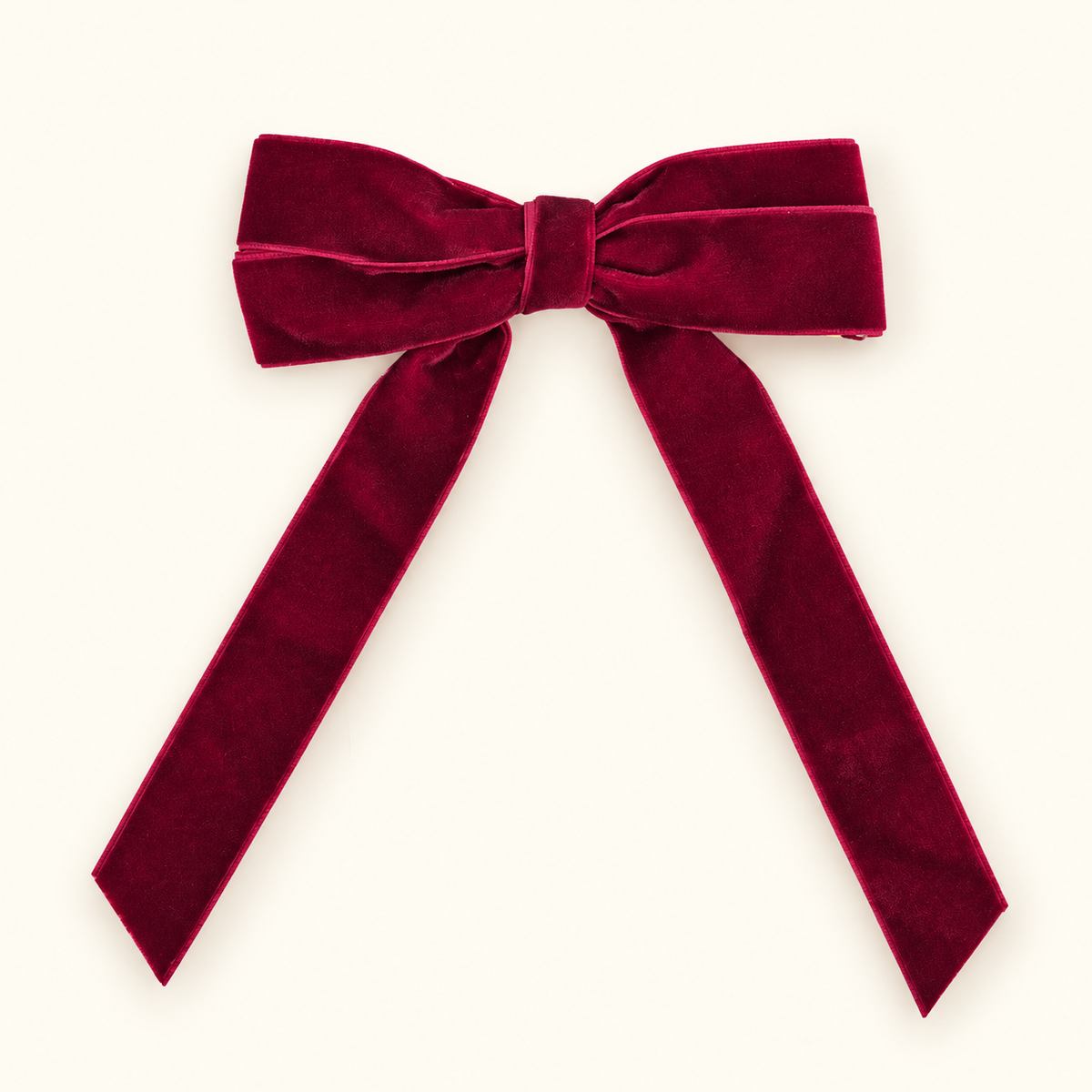 burgundy bow — individual product photograph