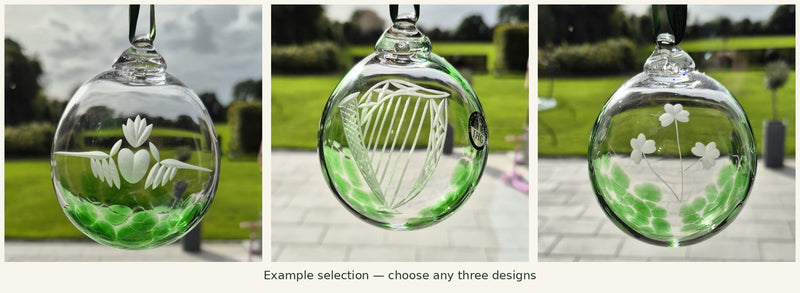 Irish Christmas Glass — Choose Any Three